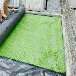 リアル人工芝をDIYで敷く方法