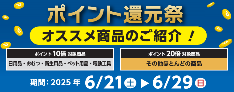 ポイント還元祭のオススメ商品