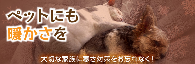 ペットウォーム用品特集