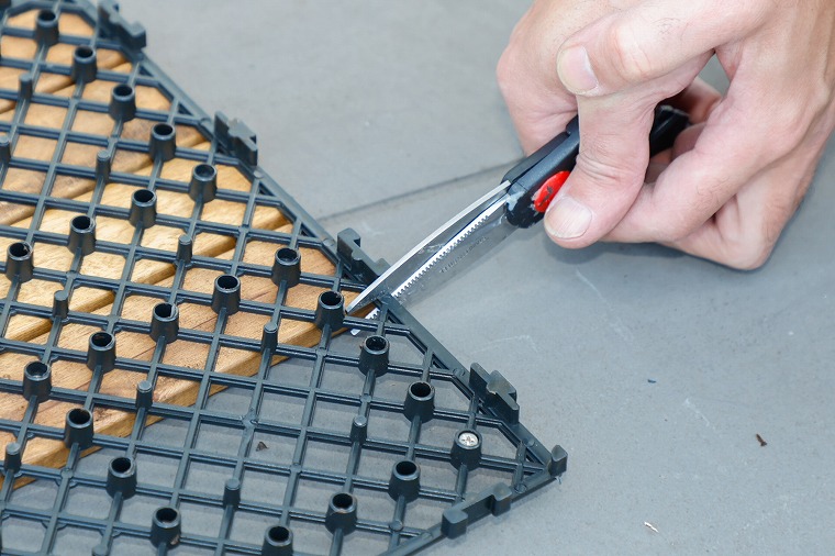 障害物手順6：メッシュをカット