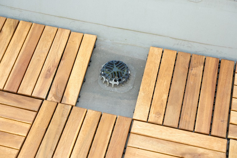 障害物手順9：排水口への注意