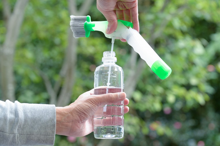 ジェット水圧ブラシ手順1