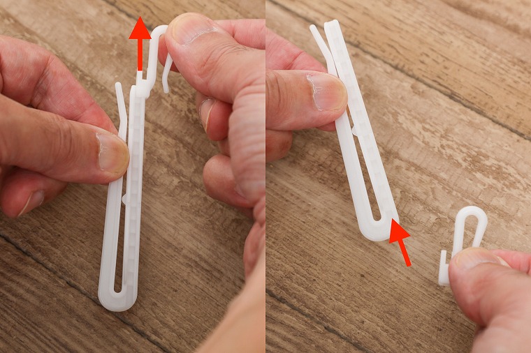 アジャスターフックの使い方