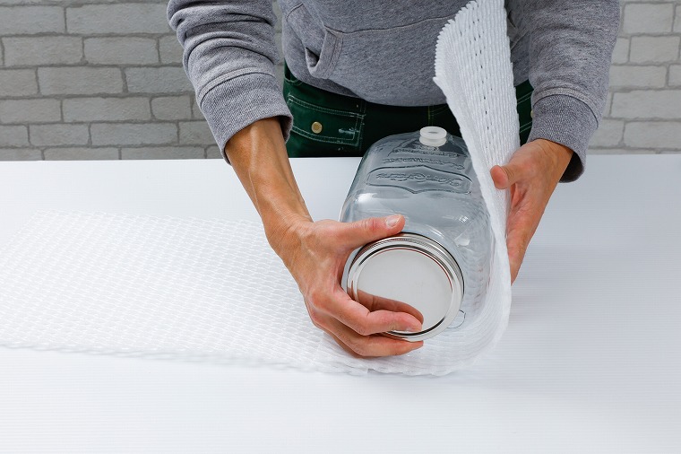 ガラス容器の梱包