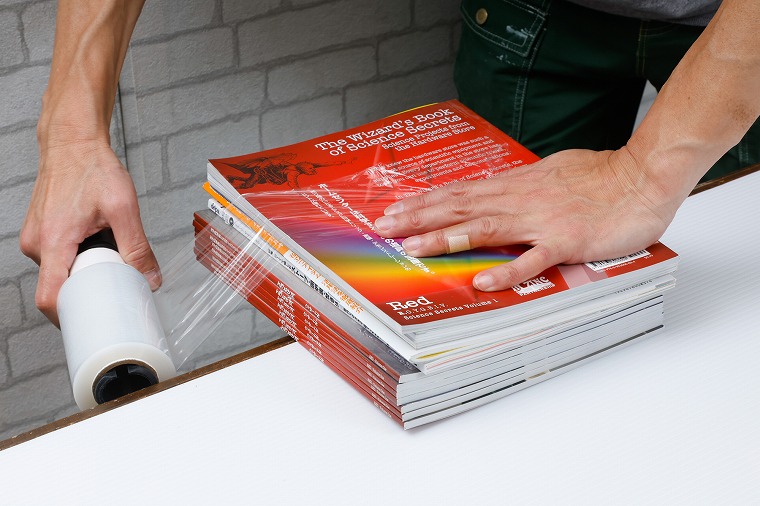 ストレッチフィルムの使用