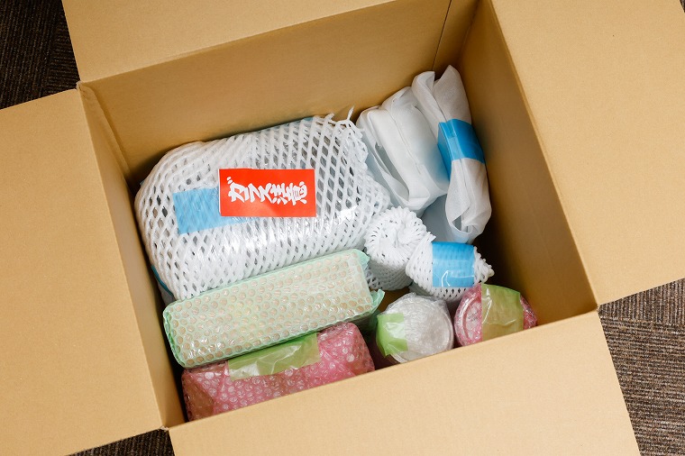 ダンボールへの詰め方