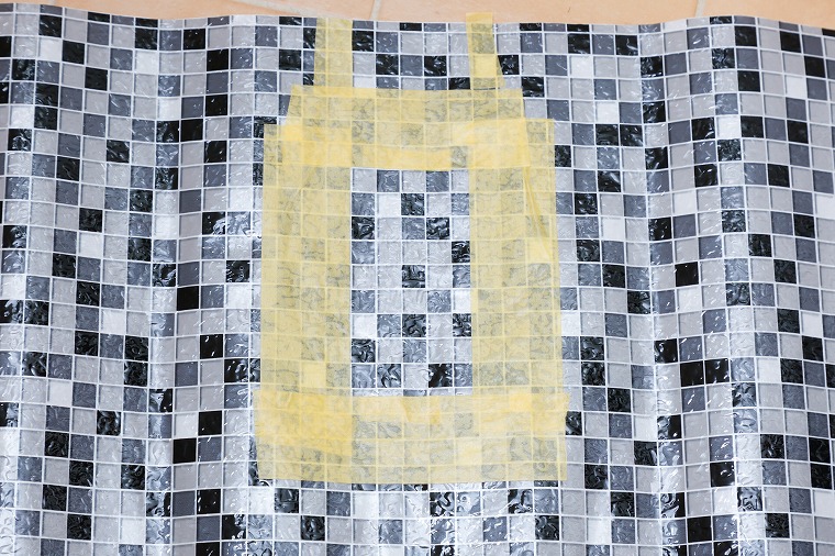 切り抜き範囲の印