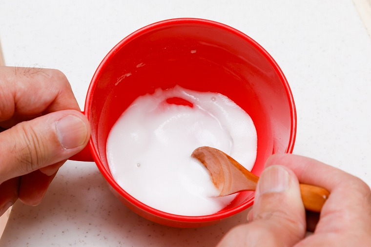 重曹ペースト作り