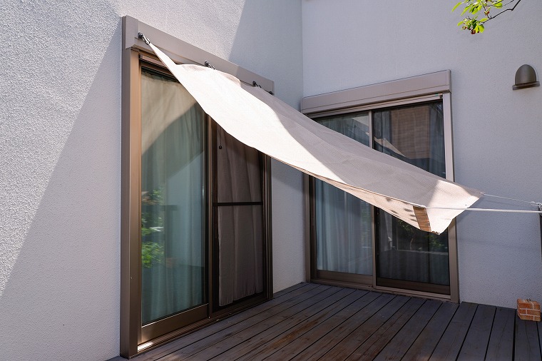 手すりに張る場合2