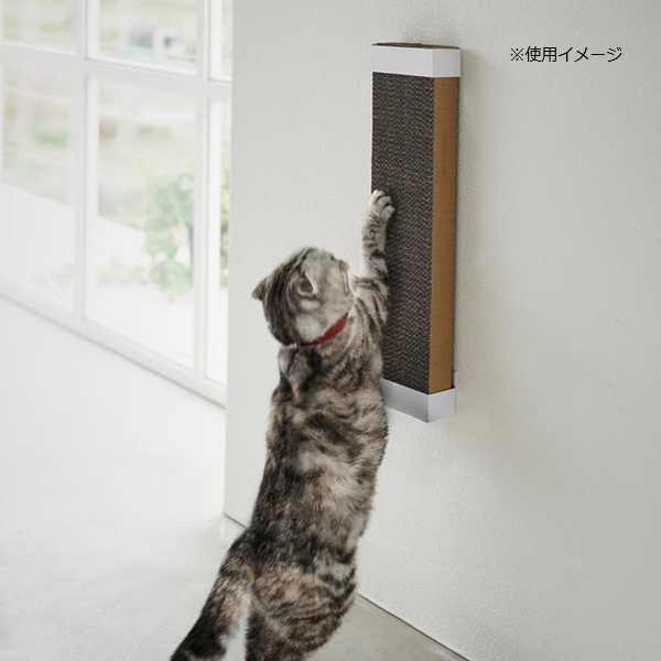 ヌークス 壁付け猫用爪とぎホルダー ホワイト