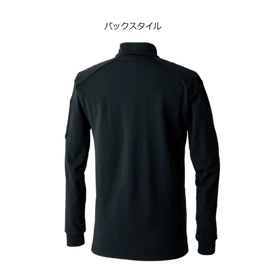 TS DESIGN 5531 ニッカーズドライワッフルハーフジップ ブラック M