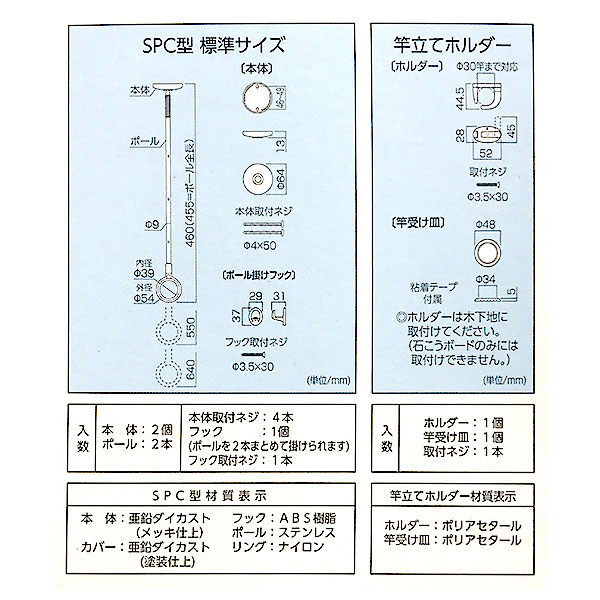 ホスクリーン ＳＰＣ型 標準サイズ パックタイプ ２本入セット