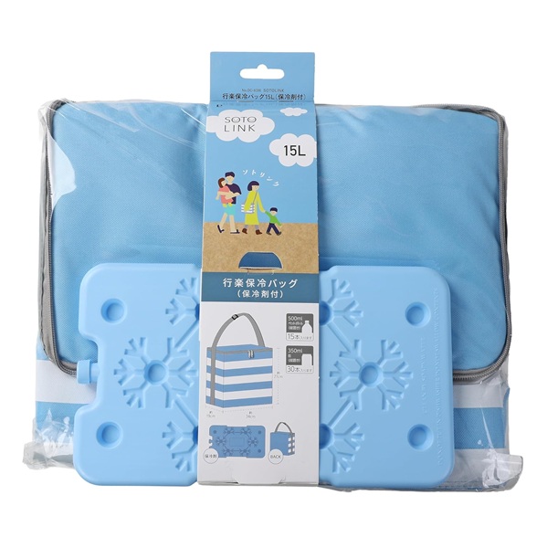 行楽保冷バッグ15L(保冷剤付) DC-6086