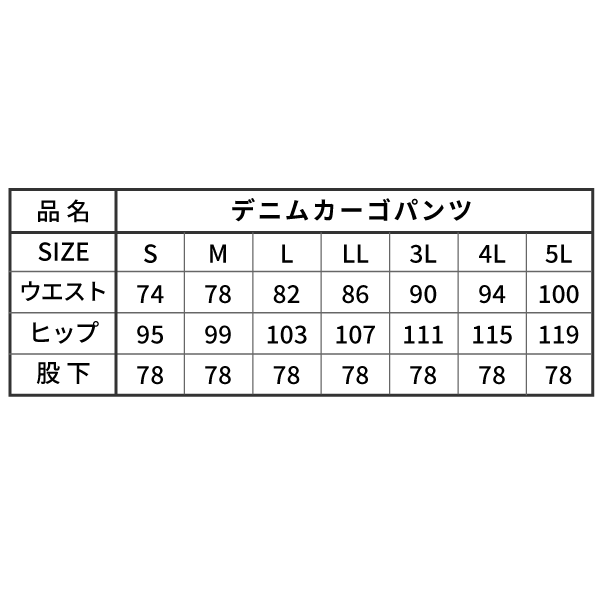 WAGENYA　コーデュラ　デニムカーゴ　ユーズド加工　Ｓ