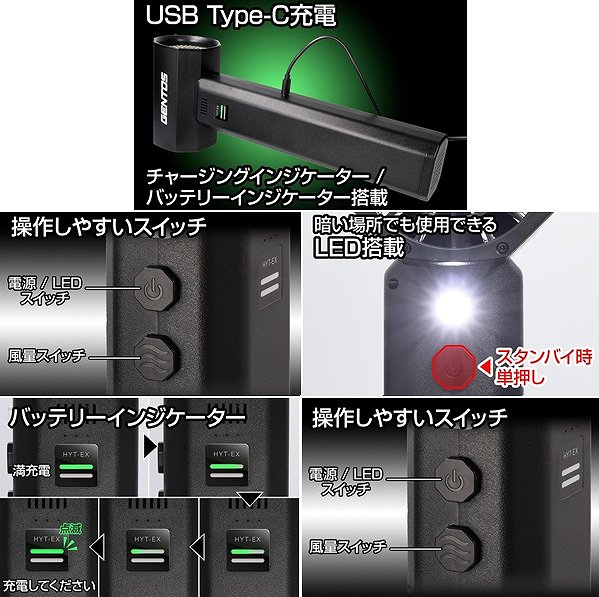 ジェントス ブロワー 疾風 HYT－EX 風速68m/s: カー・サイクル