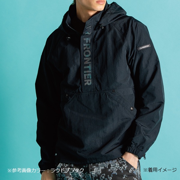 アイズフロンティア #9019S ハードタスランナイロンパーカー E.P.ブラック L E.P.ブラック L