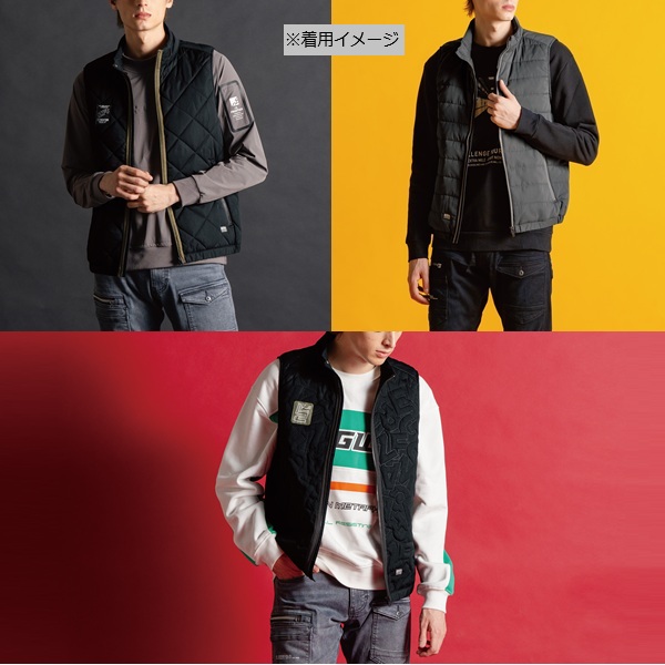 アイズフロンティア #9057 ダウニーメモリー 防寒ベスト ソニックブラック L ソニックブラック L