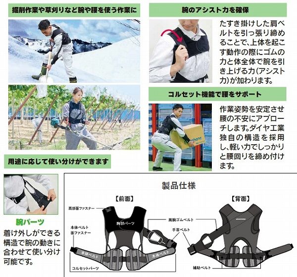 ＤＡＲＷＩＮＧ (ダーウィン) ワーキングアシストＡＳ Ｍ: 作業衣料