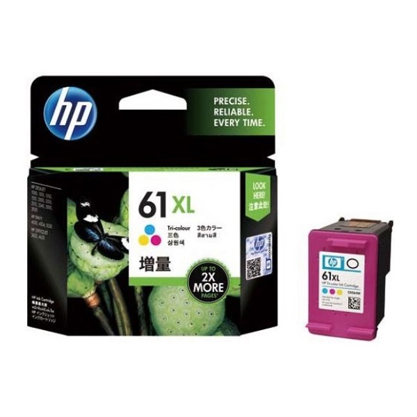 ＨＰ ６１ＸＬ プリンター用純正 インクカートリッジ カラー 増量