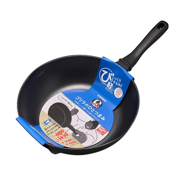 ゴリラのひとつまみ 軽量 IHフライパン 深型28cm