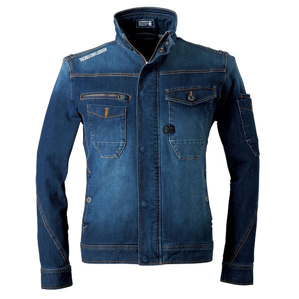 アイズフロンティア #7630 2WAYストレッチ3D ワークジャケット 3L インディゴブルー インディゴブルー 3L