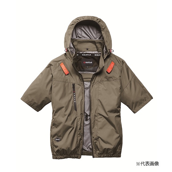 バートル AC2096HB AC半袖ブルゾン カーキ L カーキ L