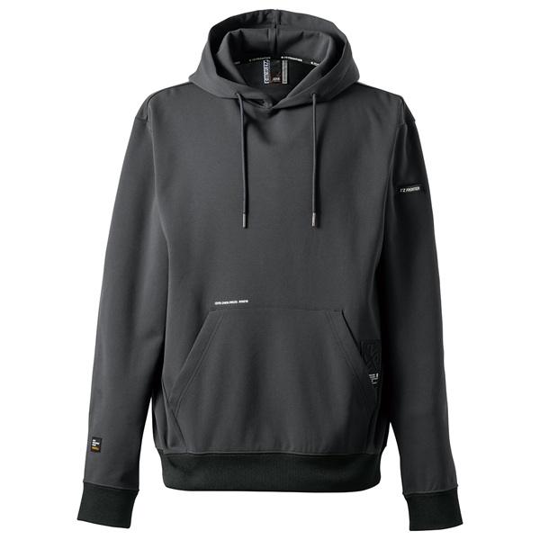 アイズフロンティア #8619 ライトウェイトストレッチワークフーディー チャコールグレー L チャコールグレー L