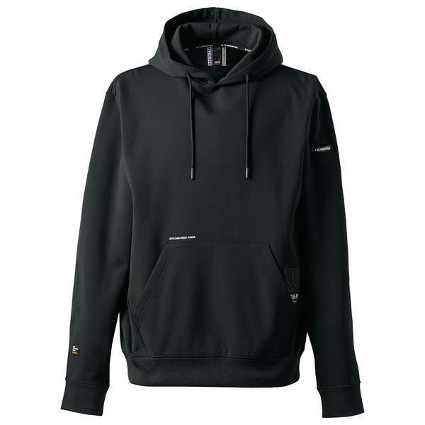 アイズフロンティア #8619 ライトウェイトストレッチワークフーディー ブラック L ブラック L