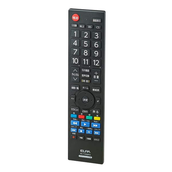 ELPA テレビリモコン パナソニック用 RC-TV009PAの通販 | ロイヤル 