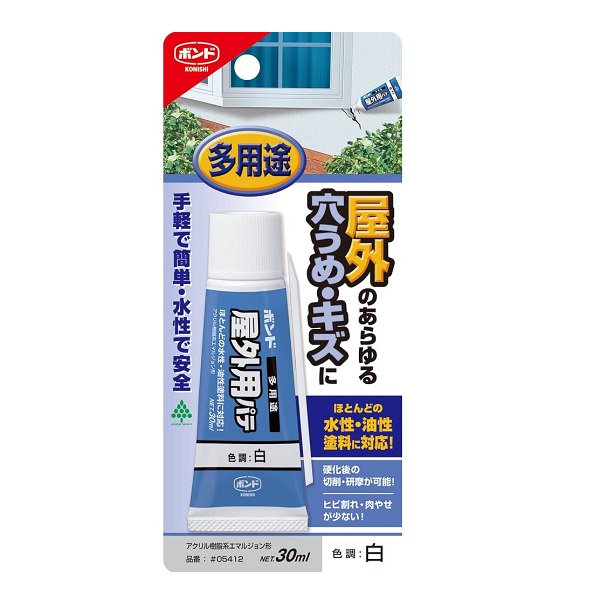 ボンド 屋外用パテ 多用途 ３０ｍＬ: 塗料・充填・接着剤 | ロイヤルホームセンター公式オンラインストア「ロイモール」