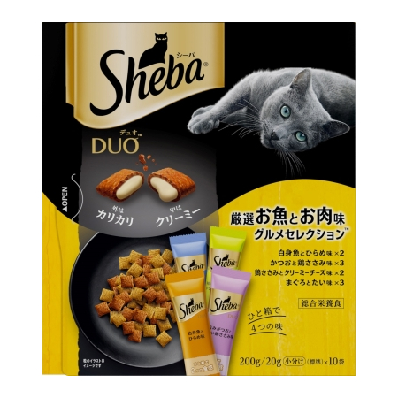 シーバ デュオ 厳選お魚とお肉味グルメセレクション 4種 200g