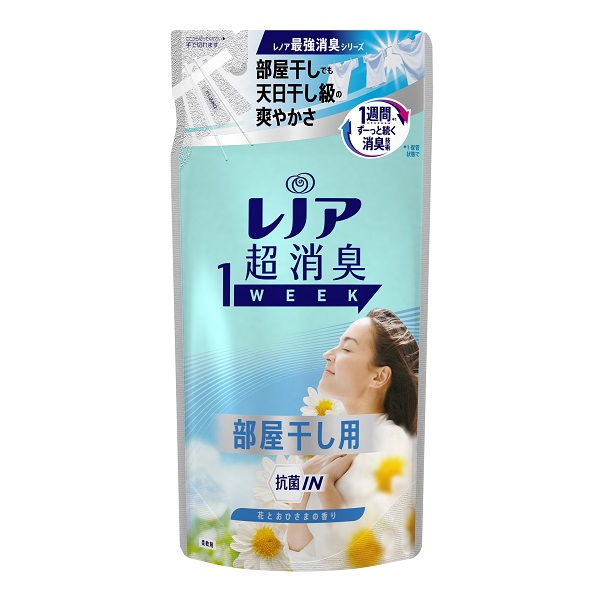 レノア 超消臭 １WEEK 部屋干し用 花とおひさまの香り つめかえ用 ４００ｍＬの通販 | ロイヤルホームセンター公式ロイモール