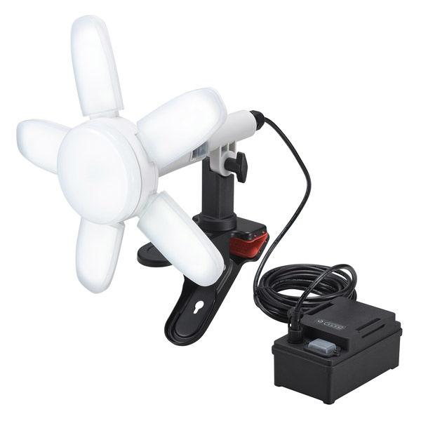 EARTH MAN 充電式 防雨型LEDクリップライト 30W 咲灯 CLT-30SLiA