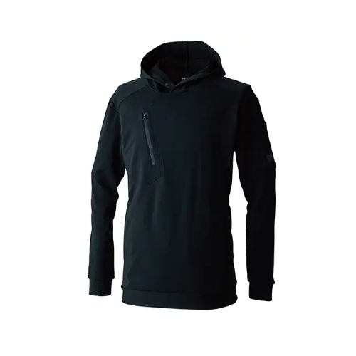 TS DESIGN 5530 ニッカーズドライワッフルフーディー ブラック M