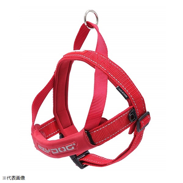 EZYDOG イージードッグ クイックハーネス M レッド