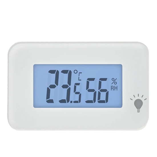 EMPEX シュクレ・イルミー 温湿度計 ホワイト TDー8331