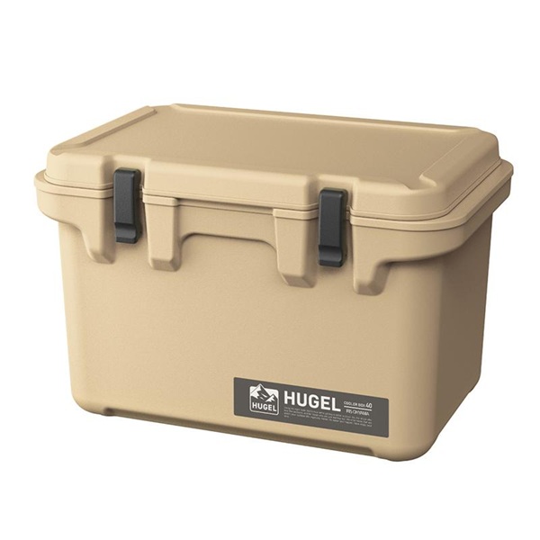 アイリス HUGEL クーラーボックス 40L ベージュ TC-40