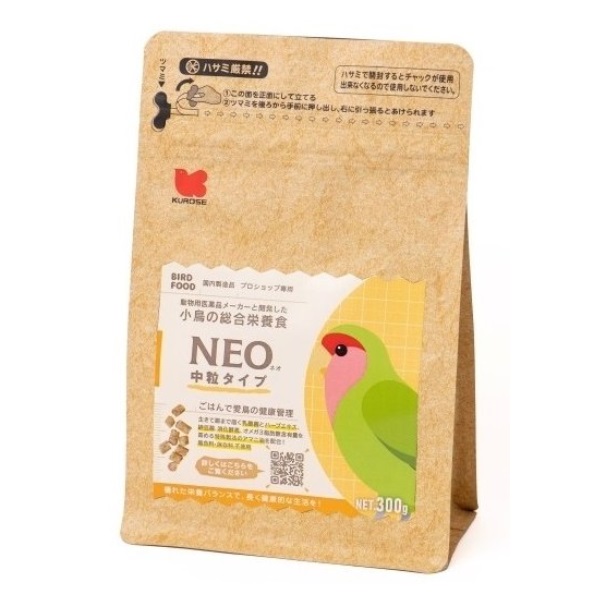 小鳥の総合栄養食 NEO ネオ 中粒タイプ 300g