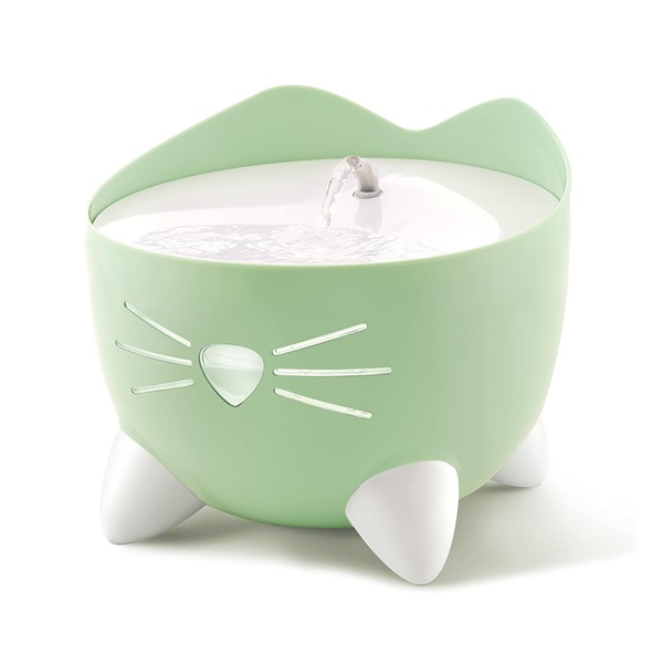 GEX Catit Pixi ファウンテン グリーン 猫用 フィルター式給水器
