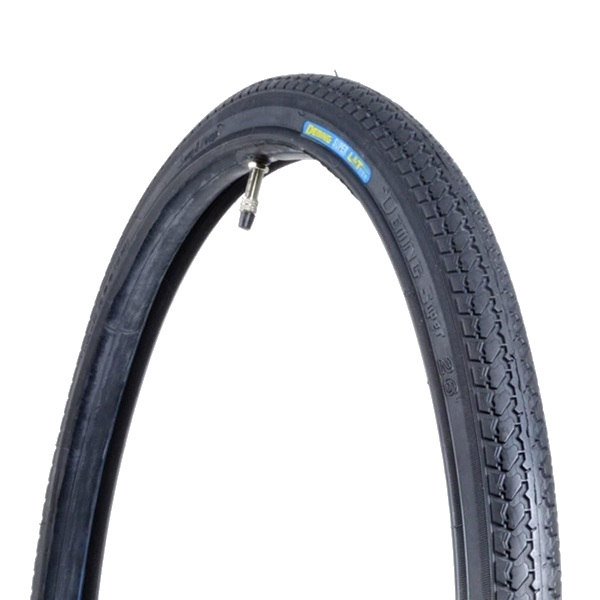 耐摩耗 L／Tタイヤ・チューブセット 26×1 3／8 ブラック