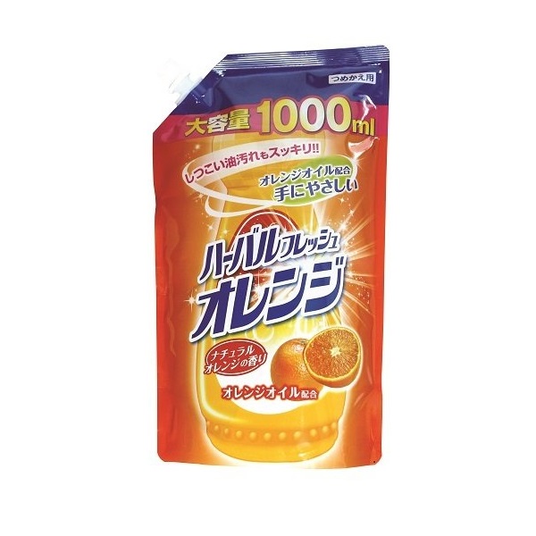 ミツエイ　ハーバルフレッシュ　ナチュラルオレンジ　つめかえ用　特大　１０００ｍＬ