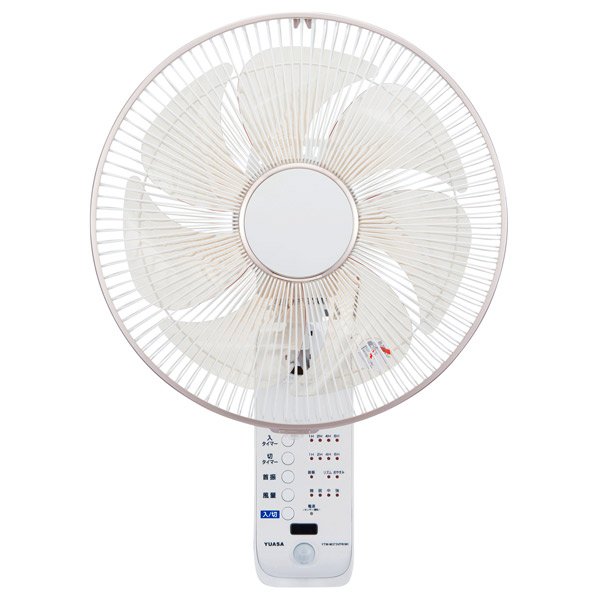 ユアサ 壁掛扇風機 人感センサー付き ｙｔｗ ｍ３７３ｃｆｒ ホワイトの通販 ロイヤルホームセンター公式ロイモール