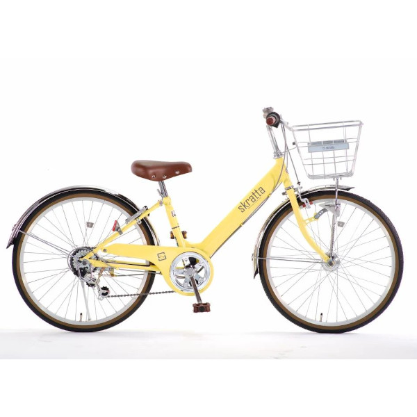 シナネンサイクル スクラータJr ソット246 24インチ クリームベージュ クリームベージュ 24インチ