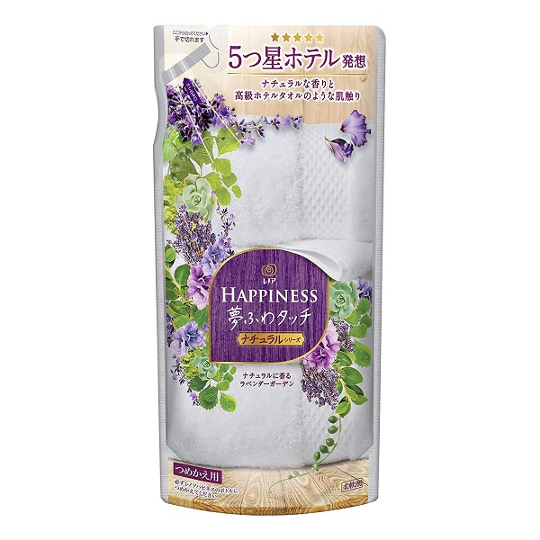 レノアハピネス 夢ふわタッチ ナチュラルに香る ラベンダーガーデン つめかえ用 400mL