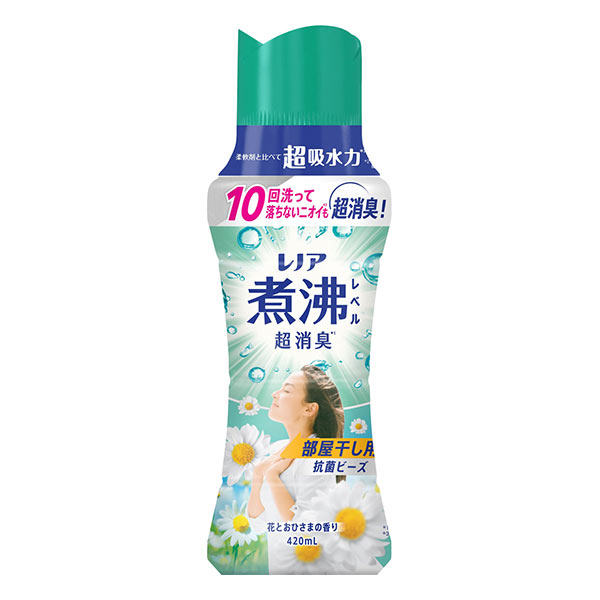 レノア　煮沸レベル消臭　抗菌ビーズ　花とおひさまの香り Amazon.co.jp: レノア 煮沸レベル消臭 抗菌ビーズ 部屋干し 花と