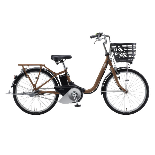 ヤマハ PAS SION-U 電動アシスト自転車 2025年モデル 24インチ 内装3段 マットナチュラルブラウン