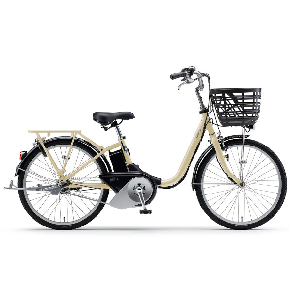 ヤマハ PAS SION-U 電動アシスト自転車 2026年モデル 24インチ 内装3段 アイボリー