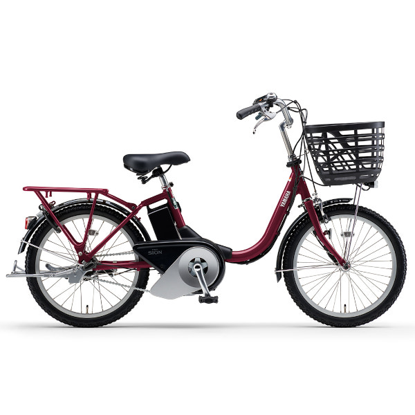 ヤマハ PAS SION-U 電動アシスト自転車 2026年モデル 20インチ 内装3段 ルビーレッド