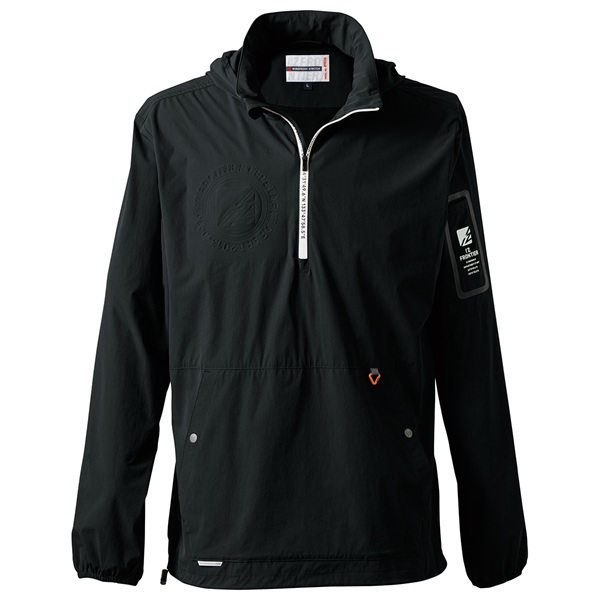 アイズフロンティア #9036 A.D.ストレッチナイロンパーカー ブラック L ブラック L