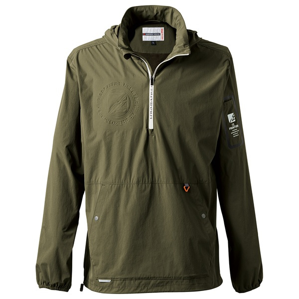 アイズフロンティア #9036 A.D.ストレッチナイロンパーカー ブラウンカーキ L ブラウンカーキ L